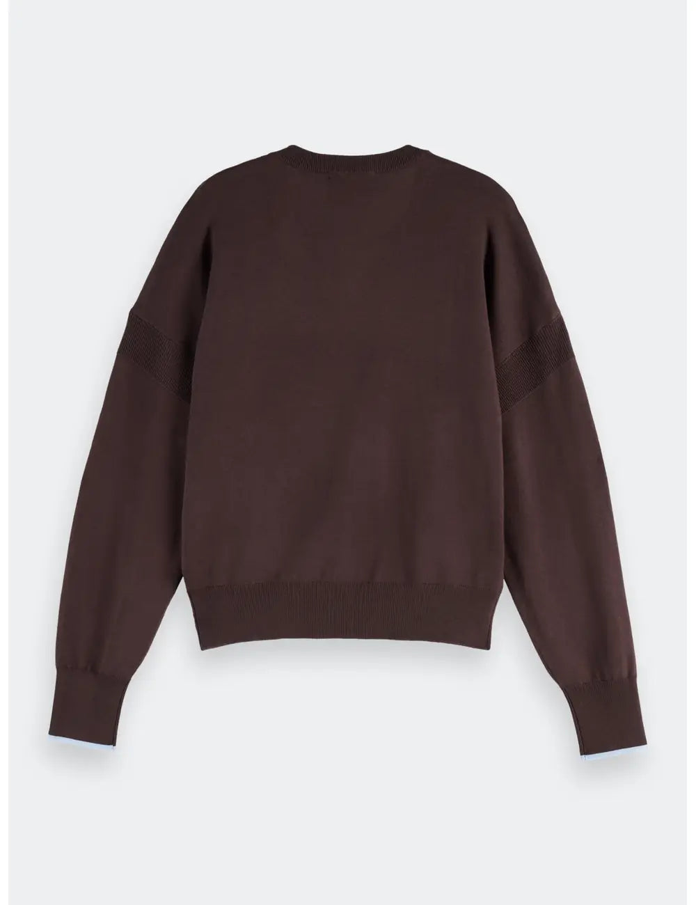 V Neck Relaxed Pullover flat lay back view by Scotch & Soda