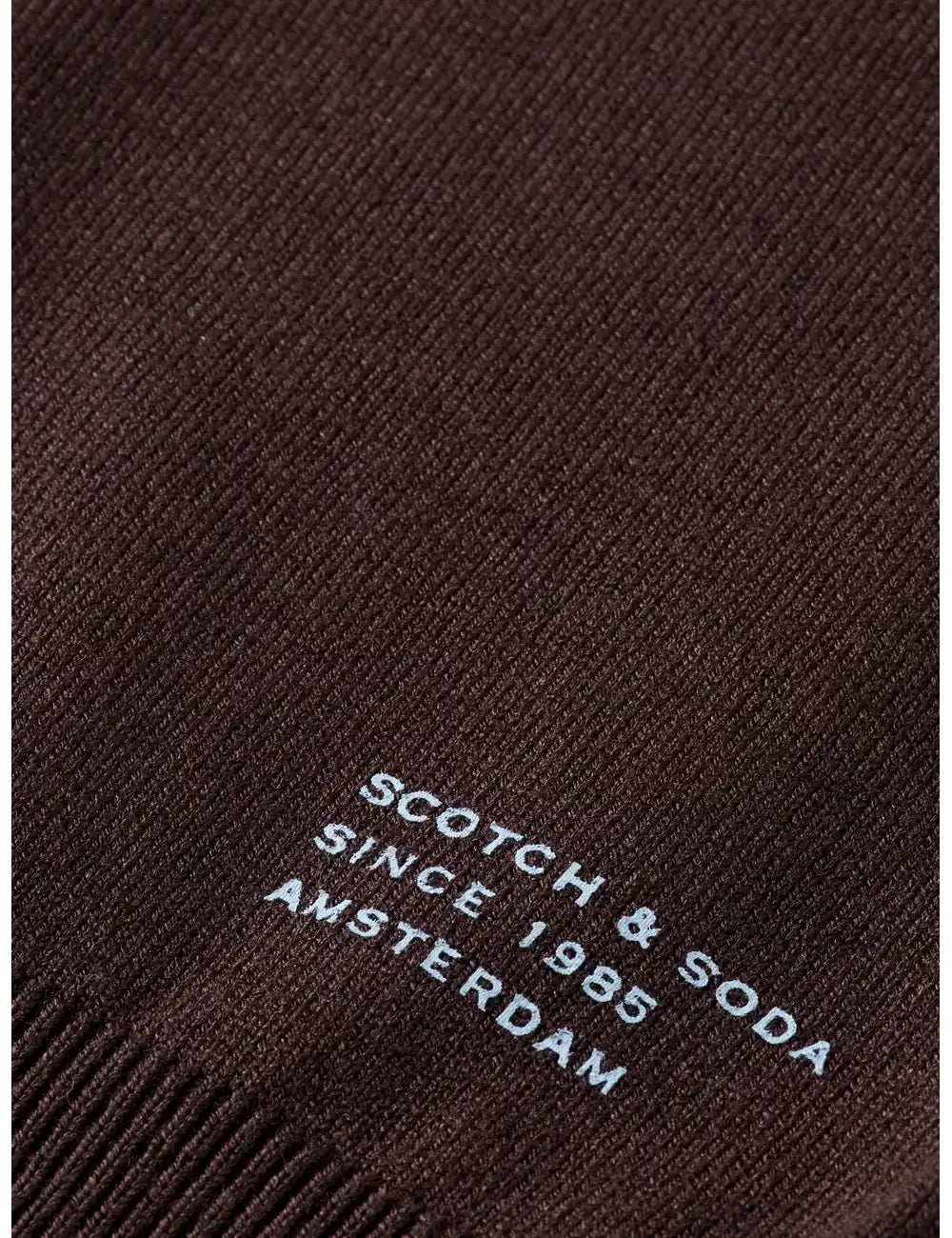 V Neck Relaxed Pullover detail view by Scotch & Soda