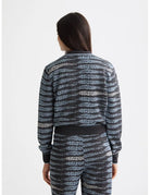 Lurex Jacquard Cardigan detail shot showing fabric and craftsmanship by Scotch & Soda