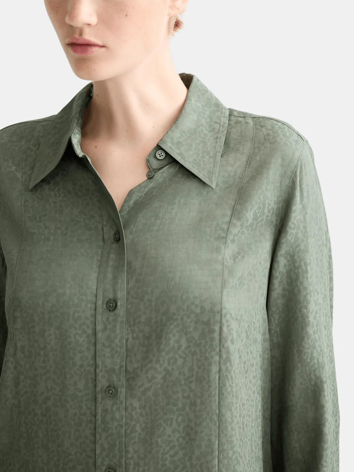 Regular Fit Jacquard Shirt Image 6 - Scotch & Soda