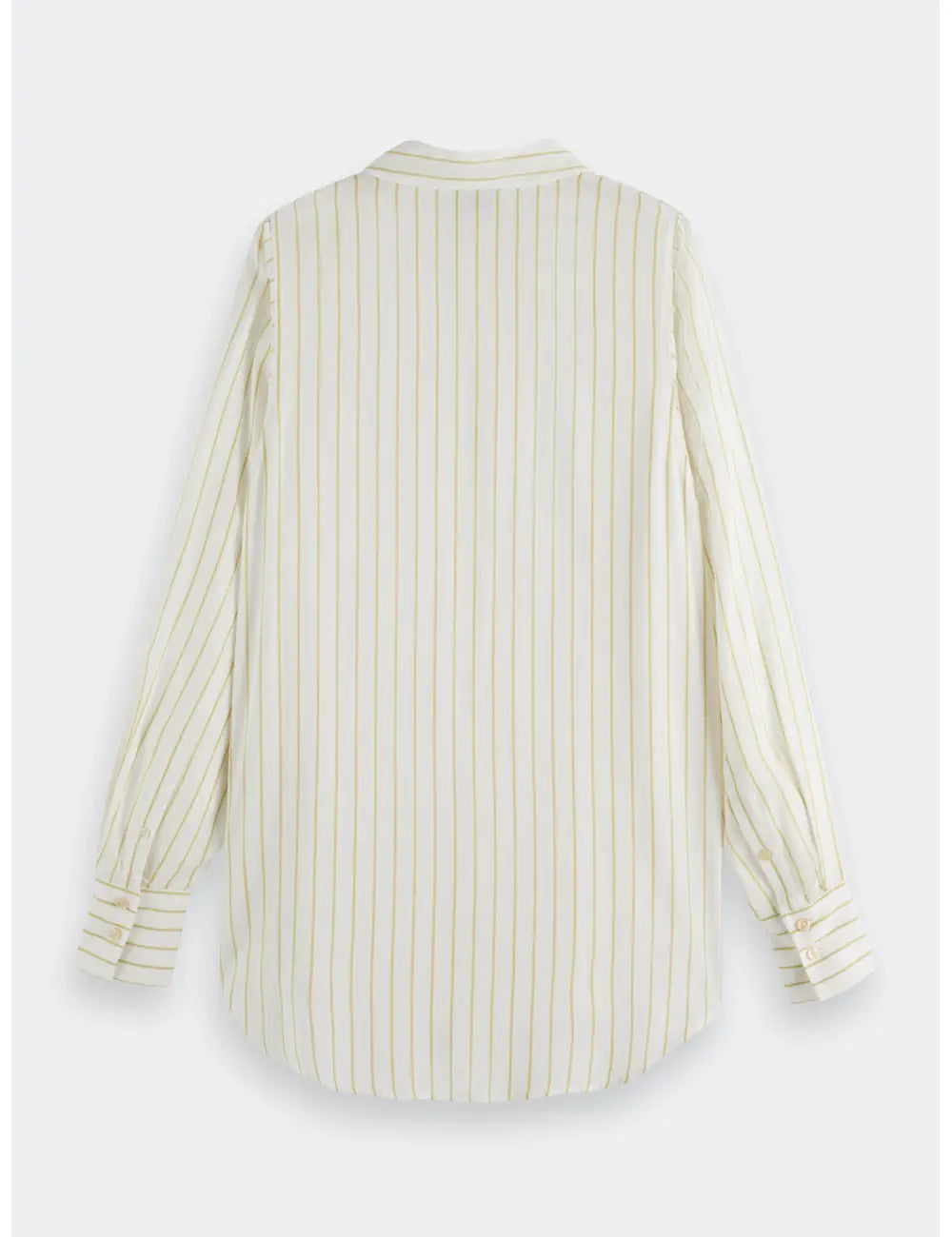Striped Shirt Pockets flat lay back view by Scotch & Soda