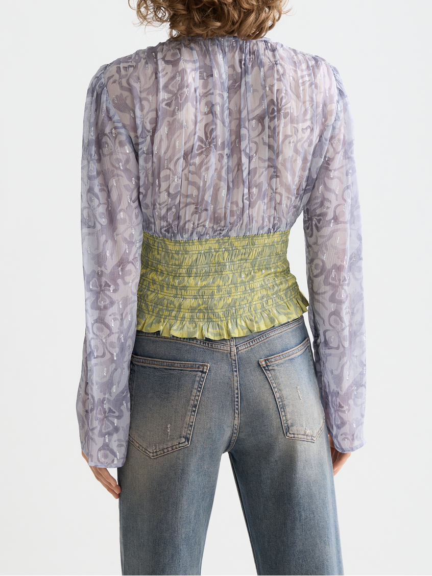 Smocked waist top