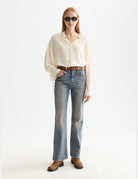 Easy Top With Cuffs full model shot showing overall fit by Scotch & Soda