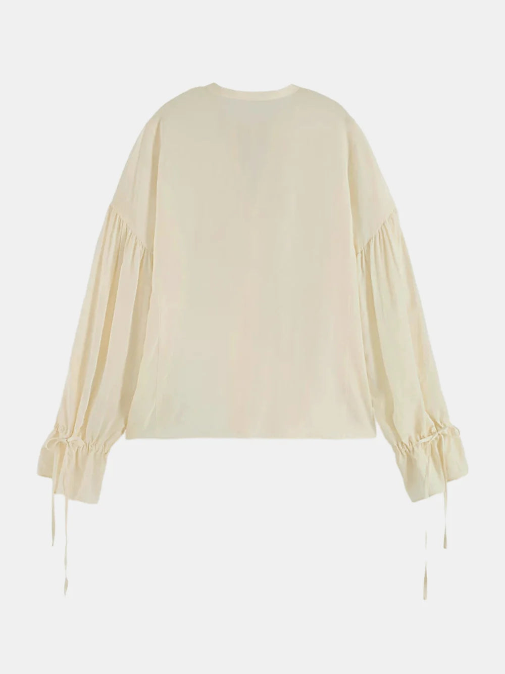 easy-top-with-draw-string-cuffs back view by Scotch & Soda