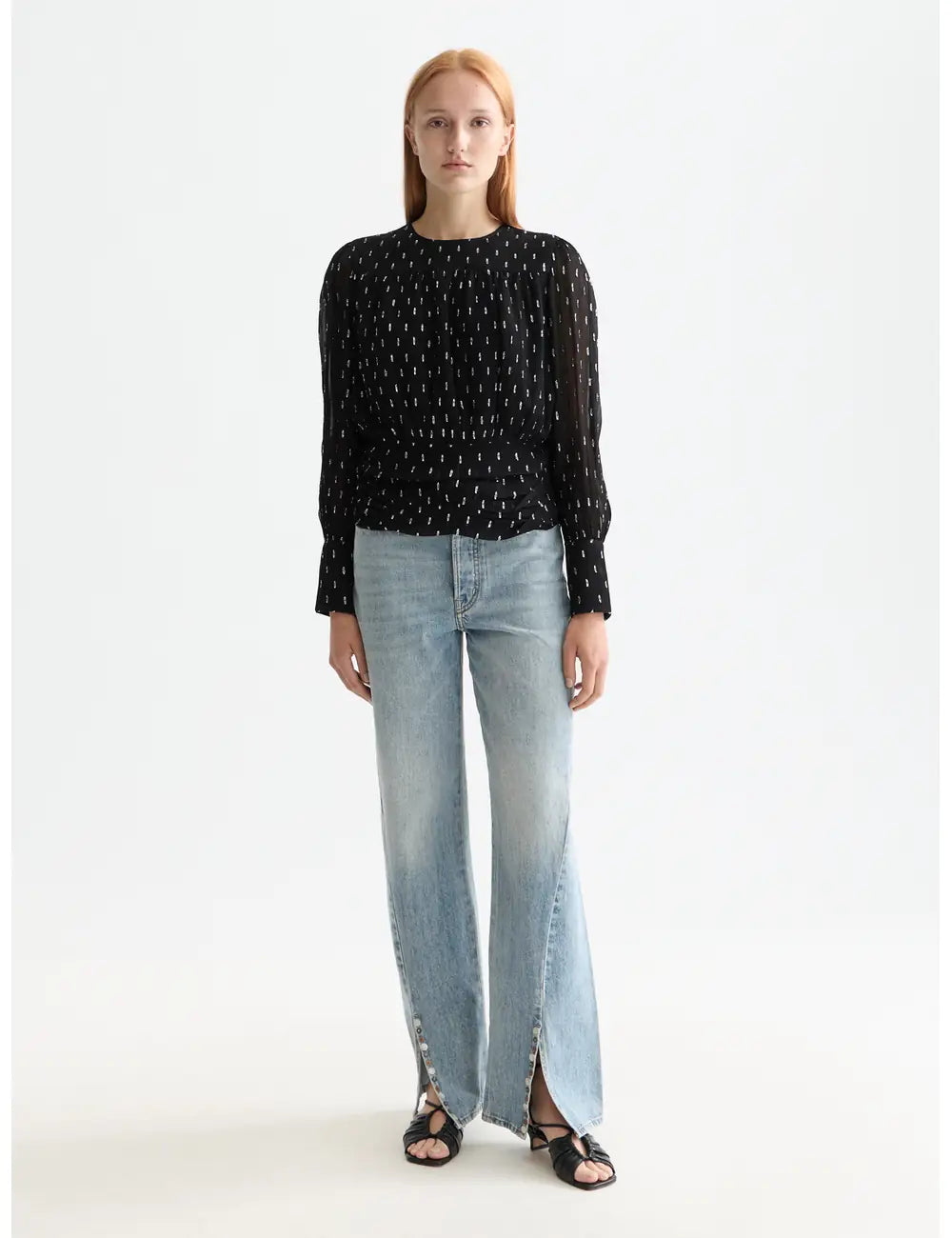 Fil Coupe Top full model shot showing overall fit by Scotch & Soda