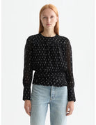 Fil Coupe Top close-up on model showing fit and detail by Scotch & Soda