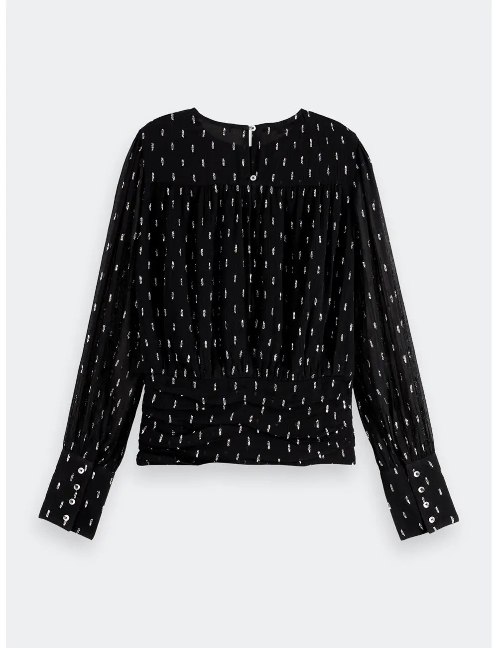 Fil Coupe Top flat lay back view by Scotch & Soda