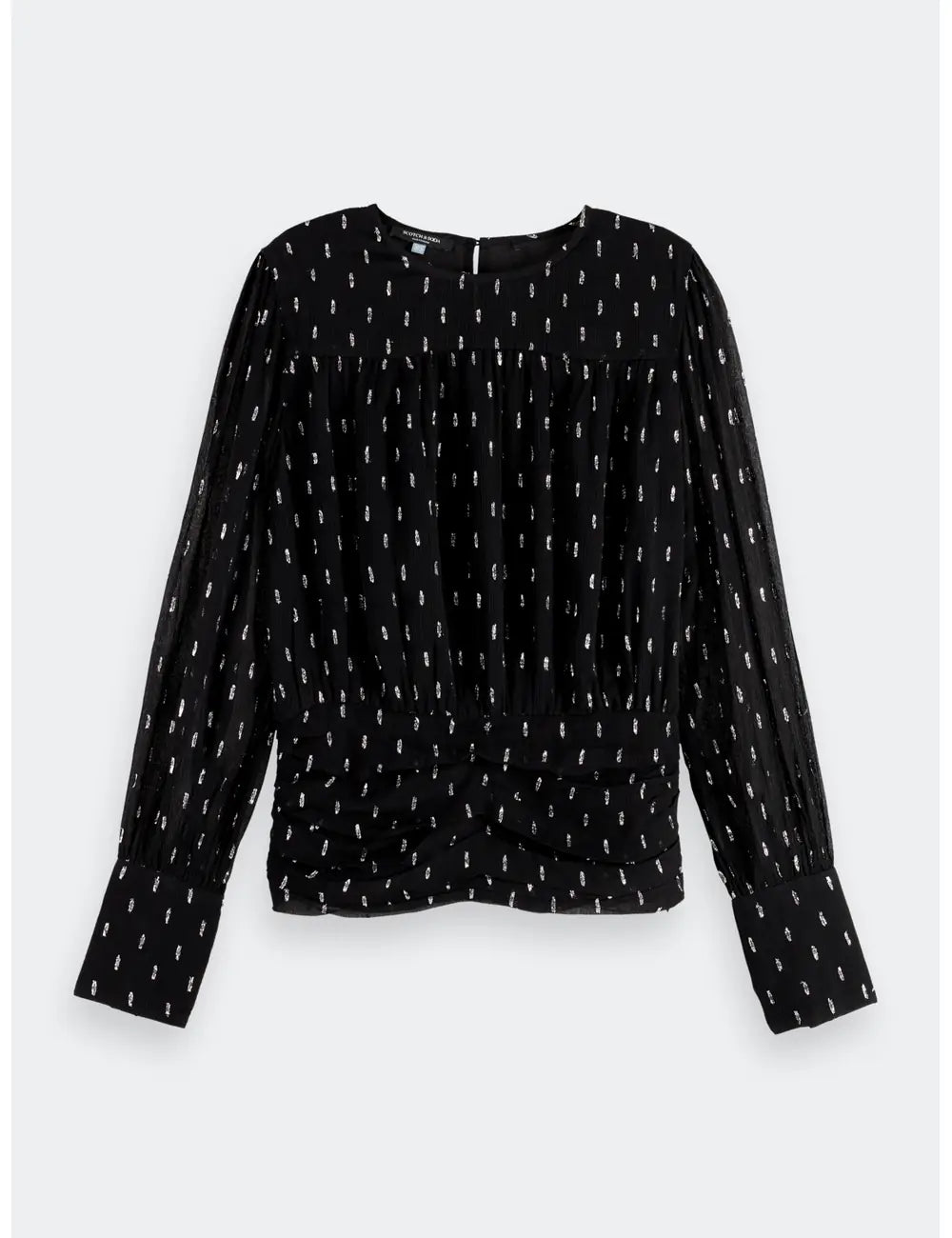 Fil Coupe Top flat lay front view by Scotch & Soda