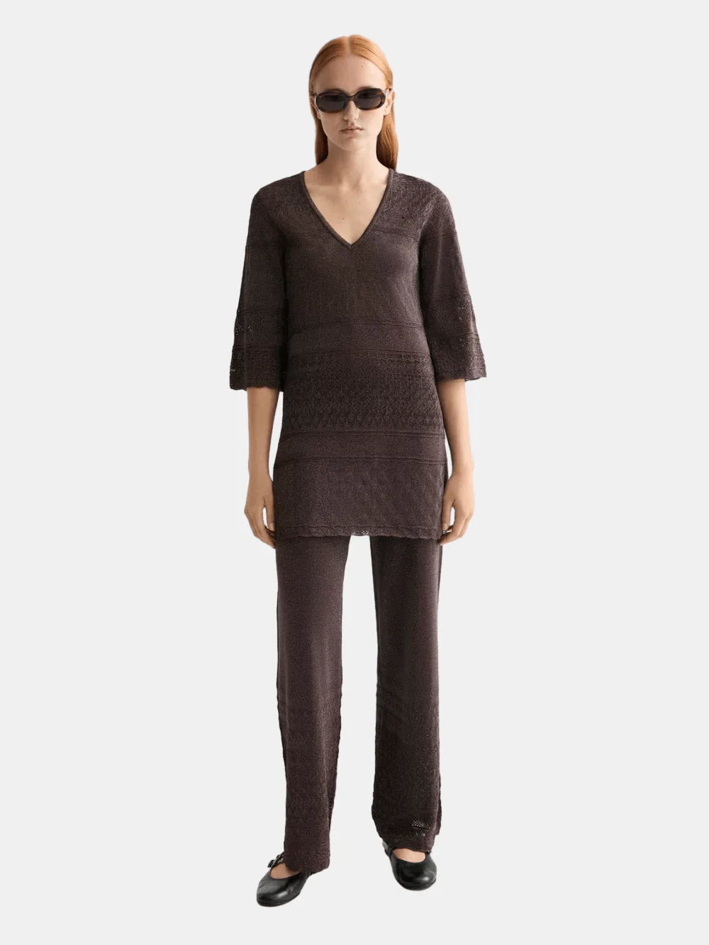 Metallic Pointelle Pullover - Scotch & Soda