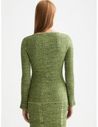 Ribbed Knitted Pullover detail shot showing fabric and craftsmanship by Scotch & Soda