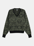 Jacquard V Neck Pullover Image 3 - Scotch & Soda