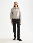Half Zip Pullover full model shot showing overall fit by Scotch & Soda