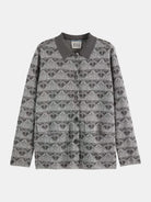 jacquard-knitted-jacket front view by Scotch & Soda