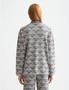 Jacquard Knitted Jacket detail shot showing fabric and craftsmanship by Scotch & Soda