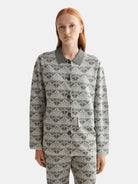 jacquard-knitted-jacket side view by Scotch & Soda