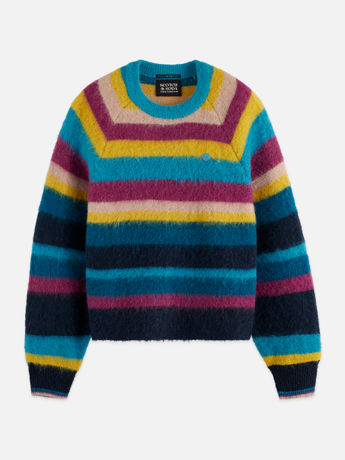 Striped oversized pullover