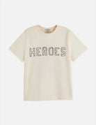 The 40th Anniversary Washed Artwork Regular Fit T-shirt flat lay showing product details by Scotch & Soda