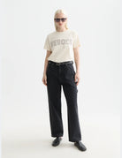 The 40th Anniversary Washed Artwork Regular Fit T-shirt full model shot showing overall fit and styling by Scotch & Soda