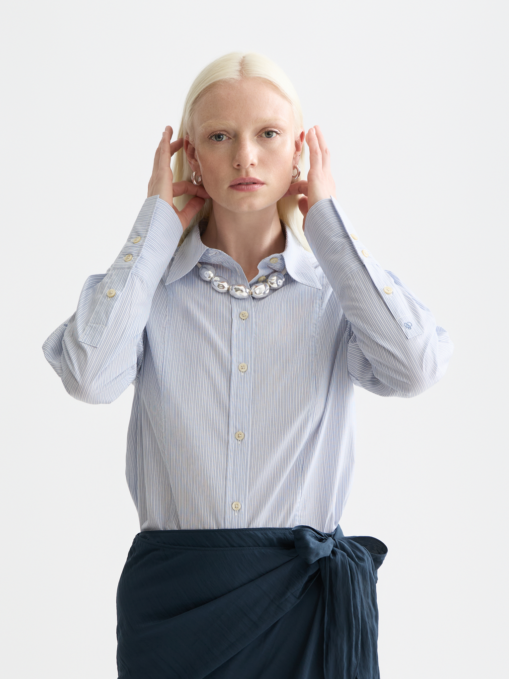 Regular poplin shirt