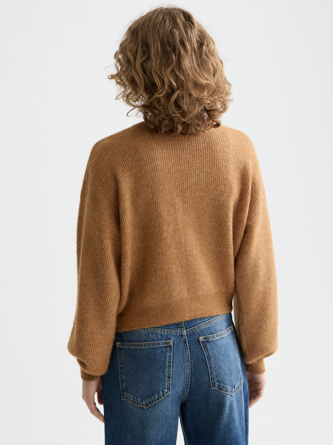 Essentials fuzzy relaxed cardigan