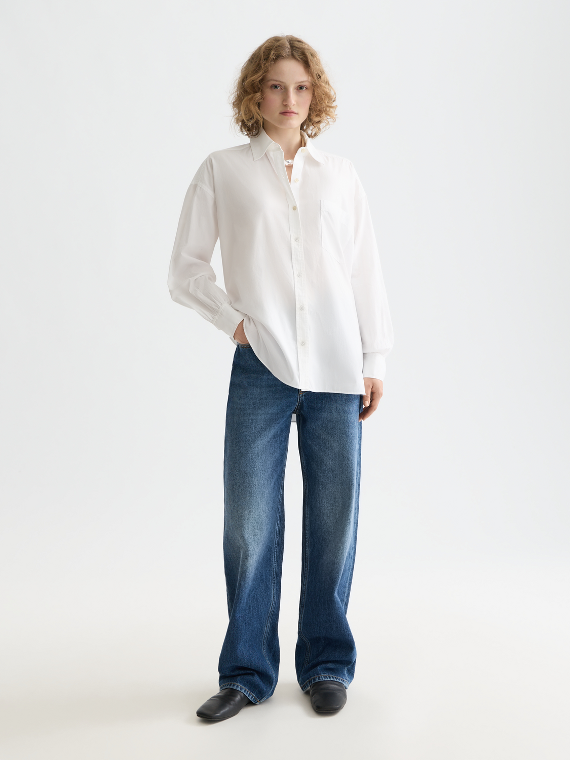 Essentials GIRLFRIEND POPLIN SHIRT
