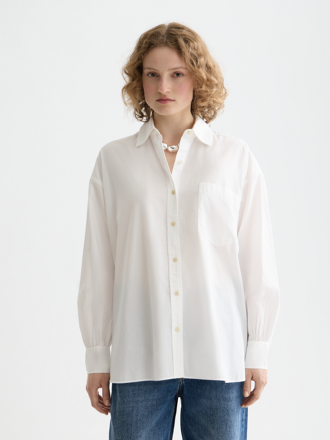 Essentials GIRLFRIEND POPLIN SHIRT