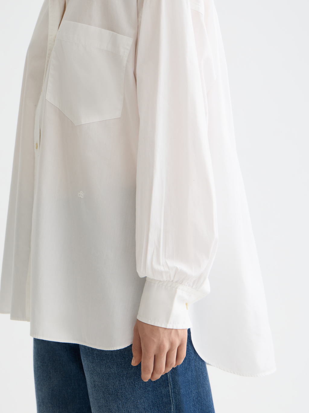 Essentials GIRLFRIEND POPLIN SHIRT