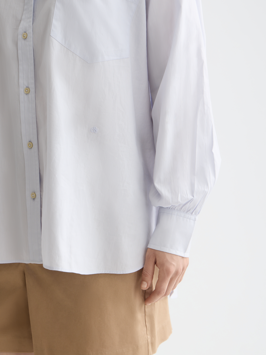 Essentials GIRLFRIEND POPLIN SHIRT