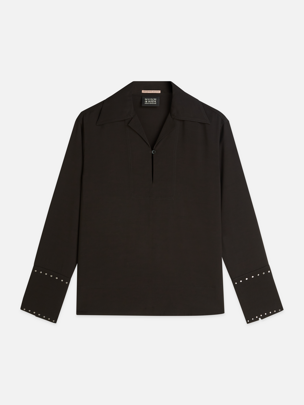 Studded long sleeve shirt