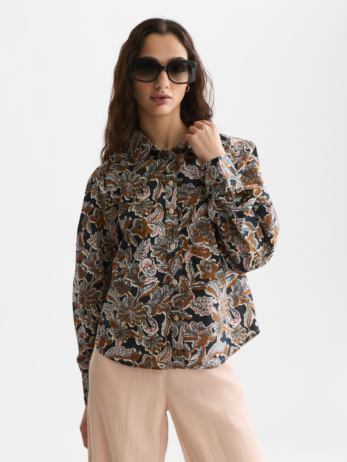 Printed relaxed shirt