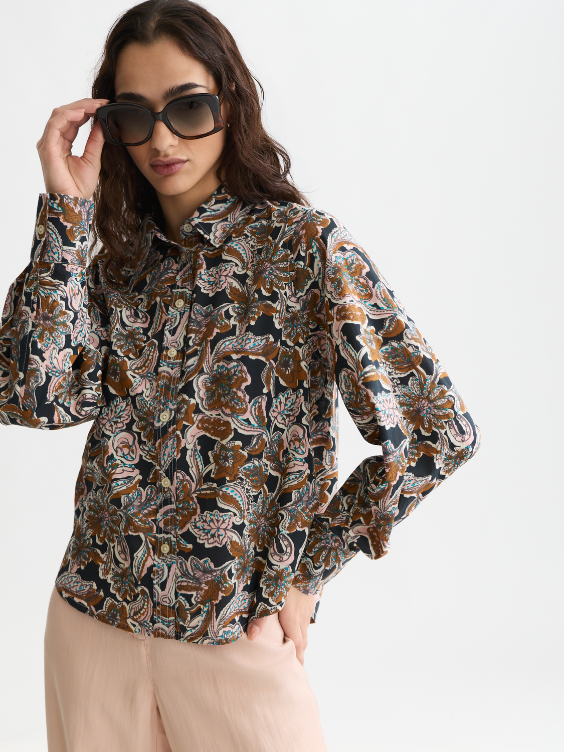 Printed relaxed shirt