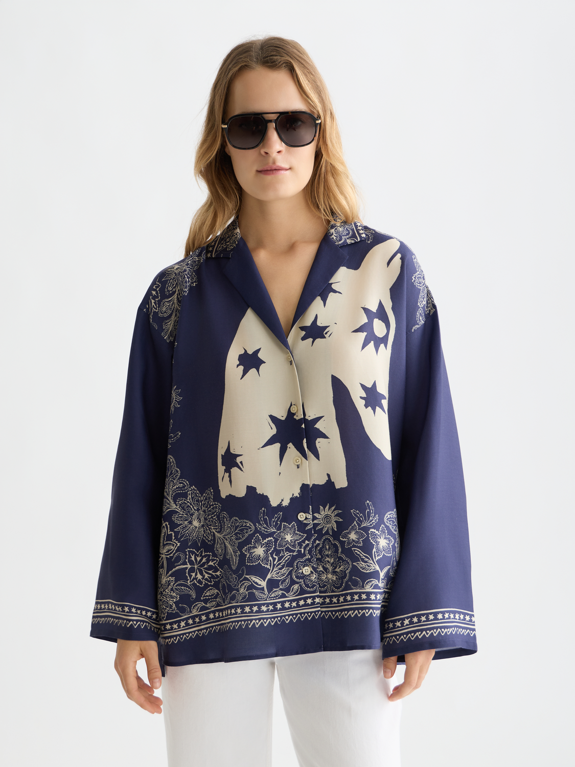 Printed relaxed shirt