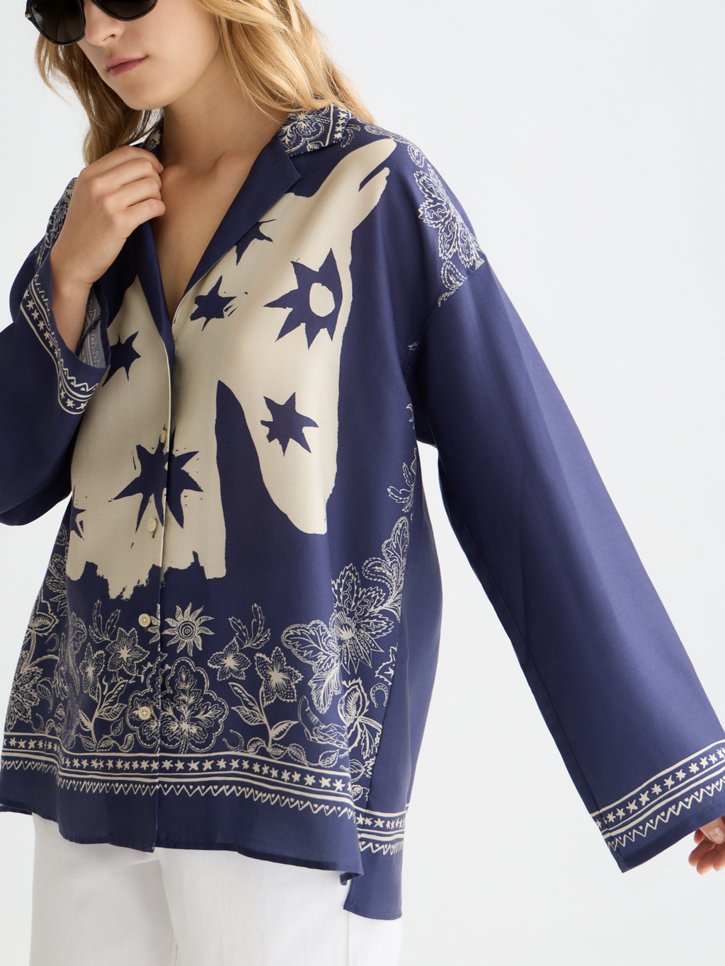 Printed relaxed shirt