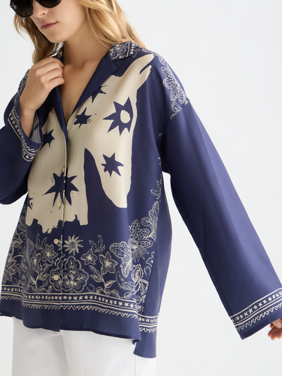 Printed relaxed shirt