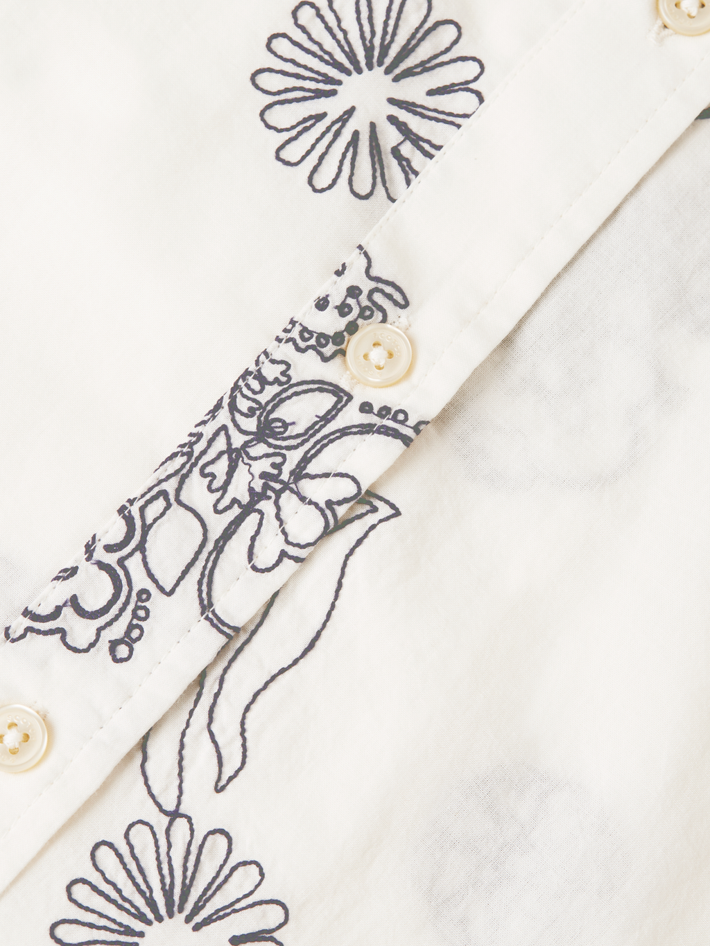 Embroidered relaxed shirt