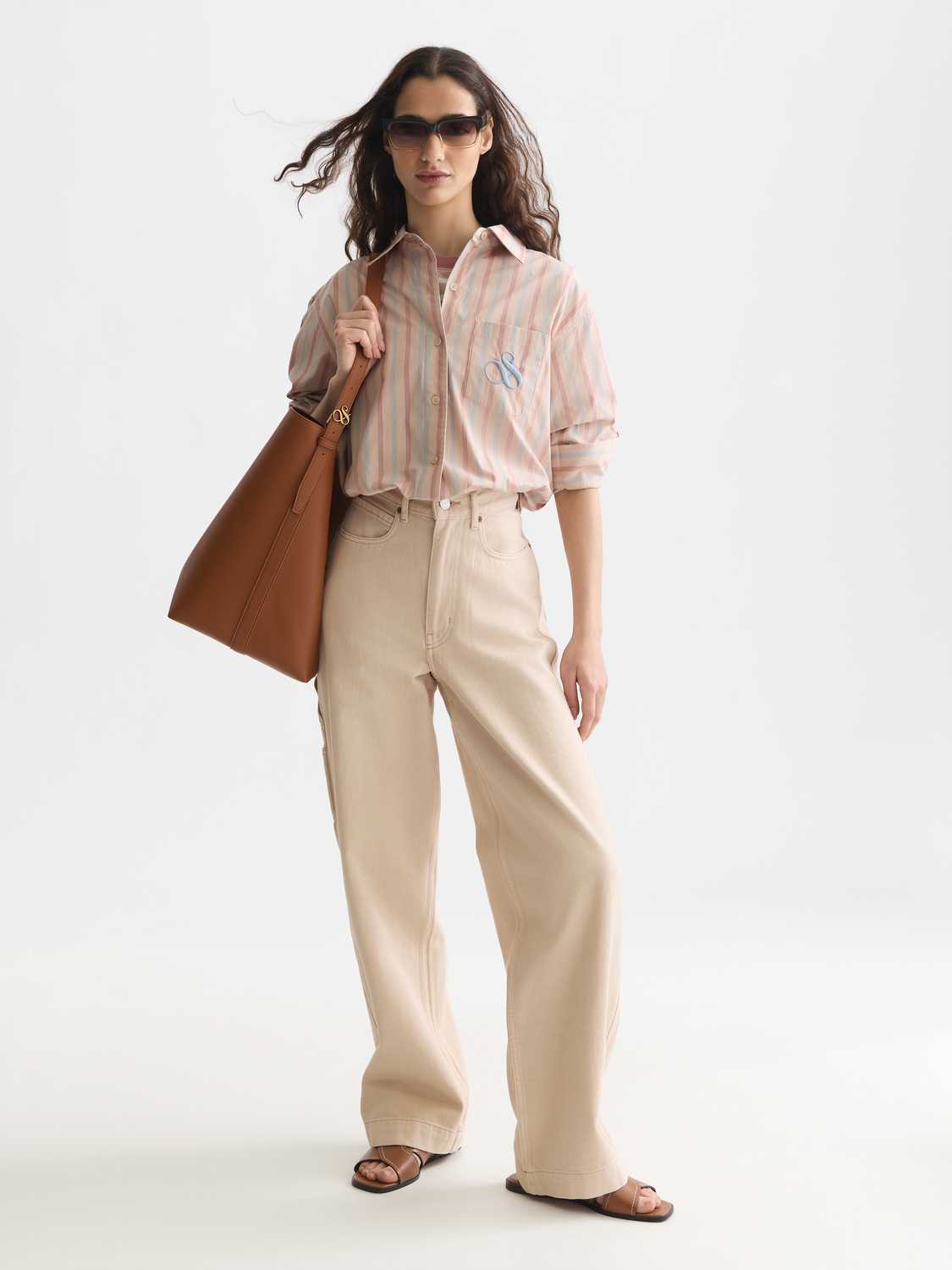 Striped relaxed shirt