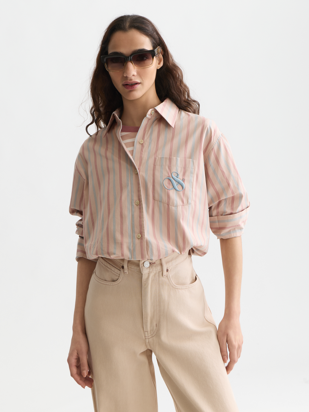 Striped relaxed shirt