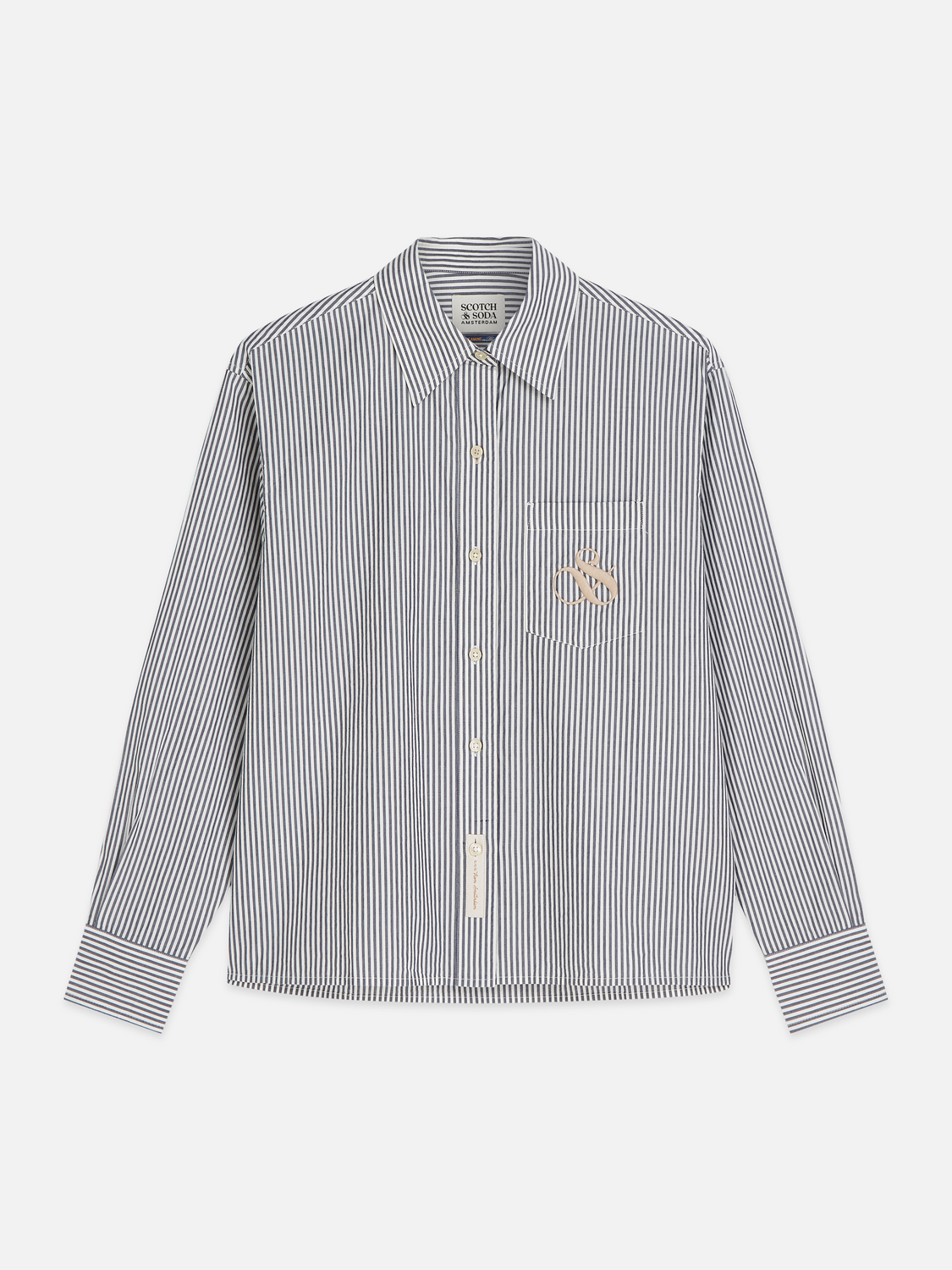 Striped relaxed shirt