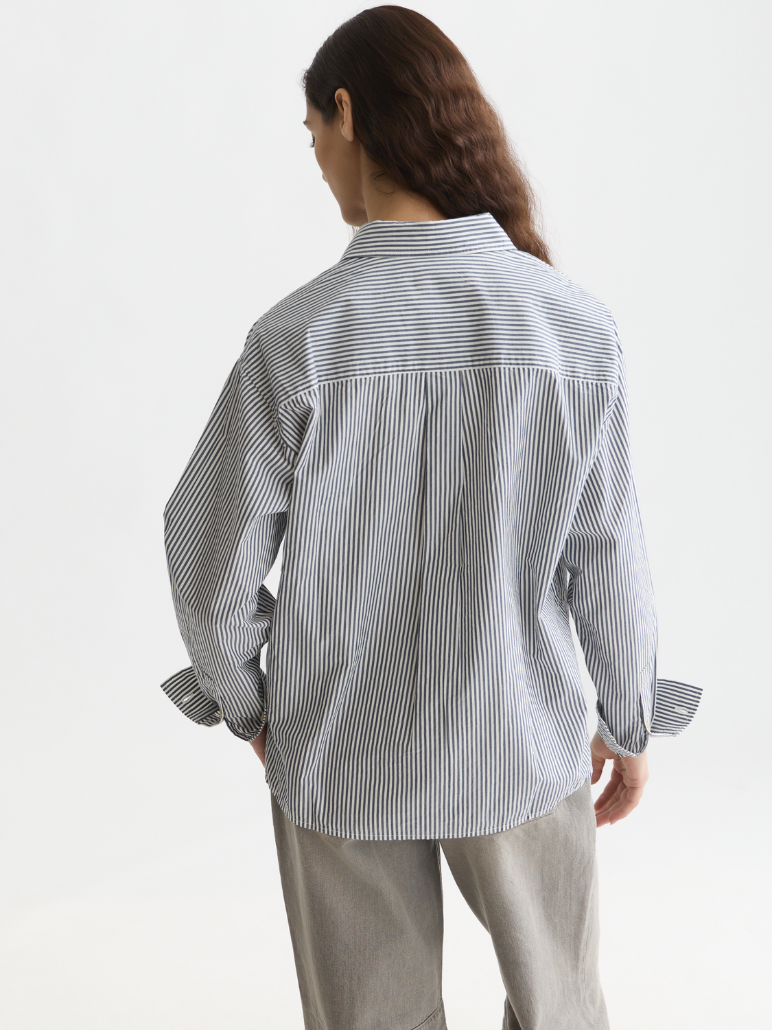 Striped relaxed shirt