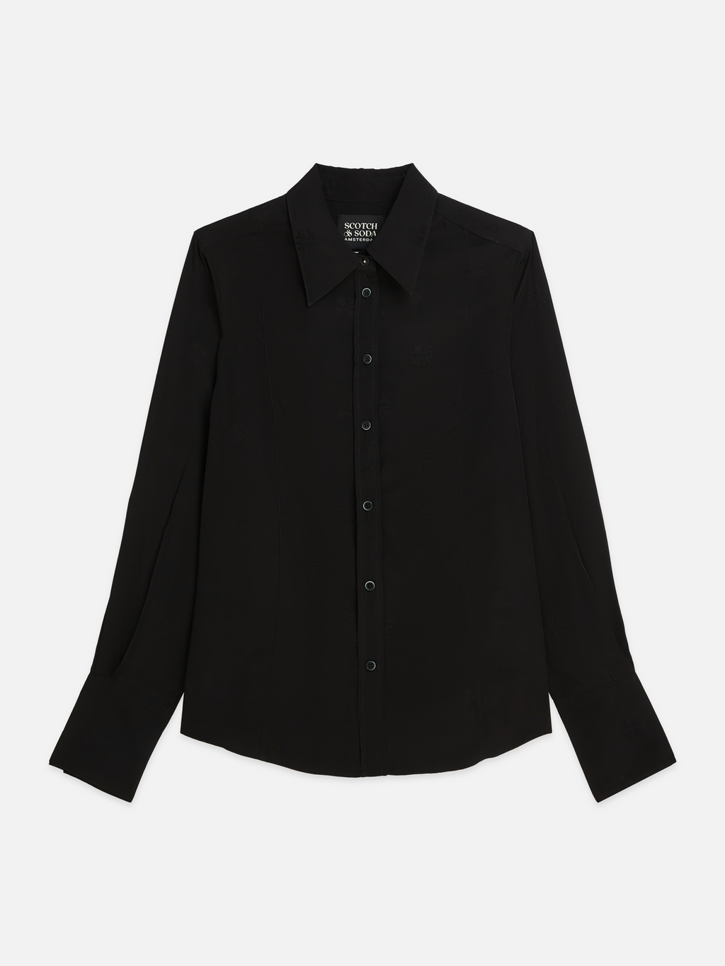 Jacquard tailored shirt