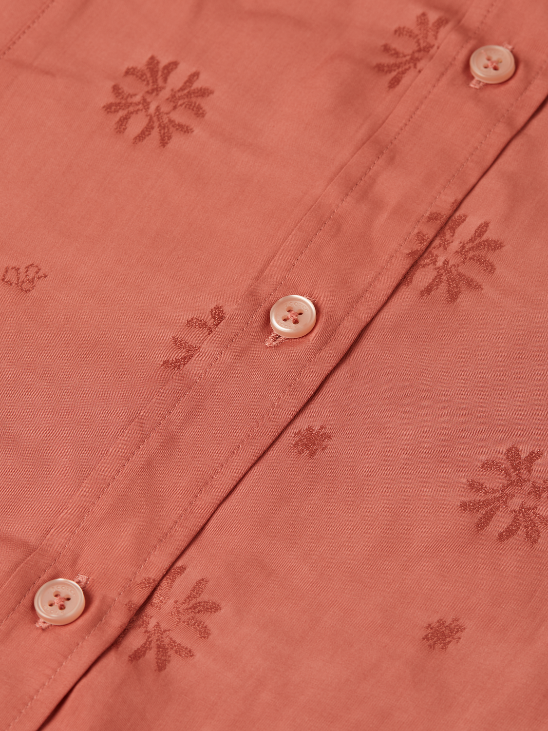 Jacquard tailored shirt