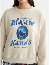 Washed Oversized Fit Sweatshirt