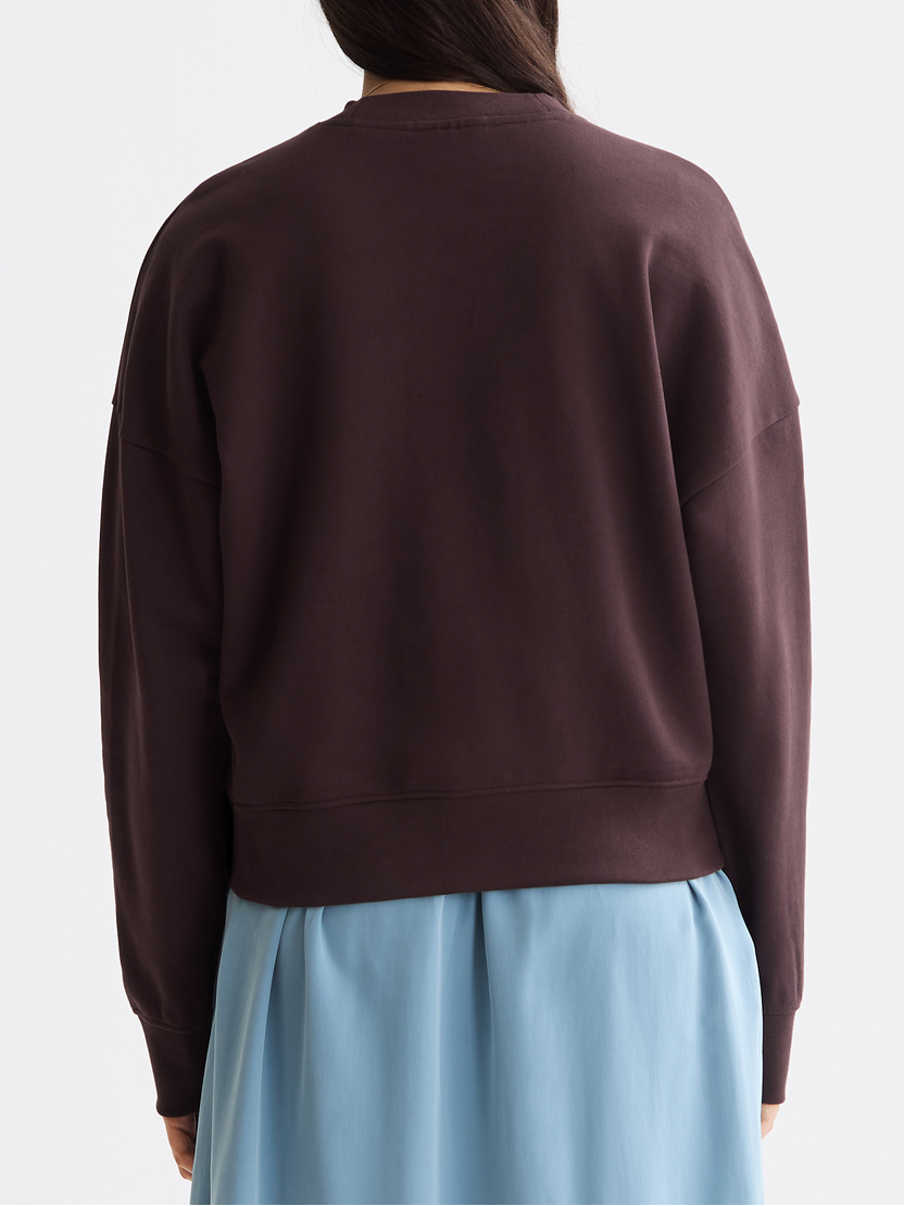 Embroidered logo sweatshirt
