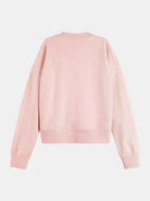 embroidered-logo-relaxed-fit-sweatshirt-1 detail view by Scotch & Soda