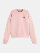 embroidered-logo-relaxed-fit-sweatshirt-1 back view by Scotch & Soda