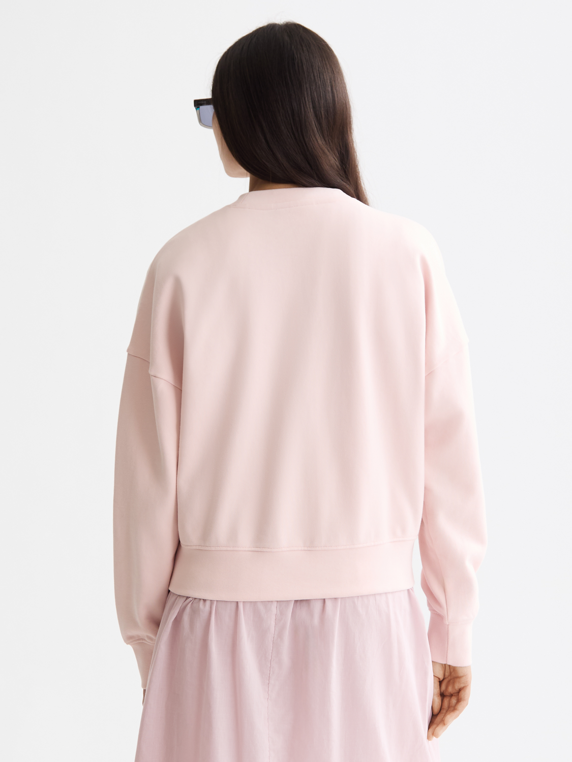 Embroidered logo sweatshirt
