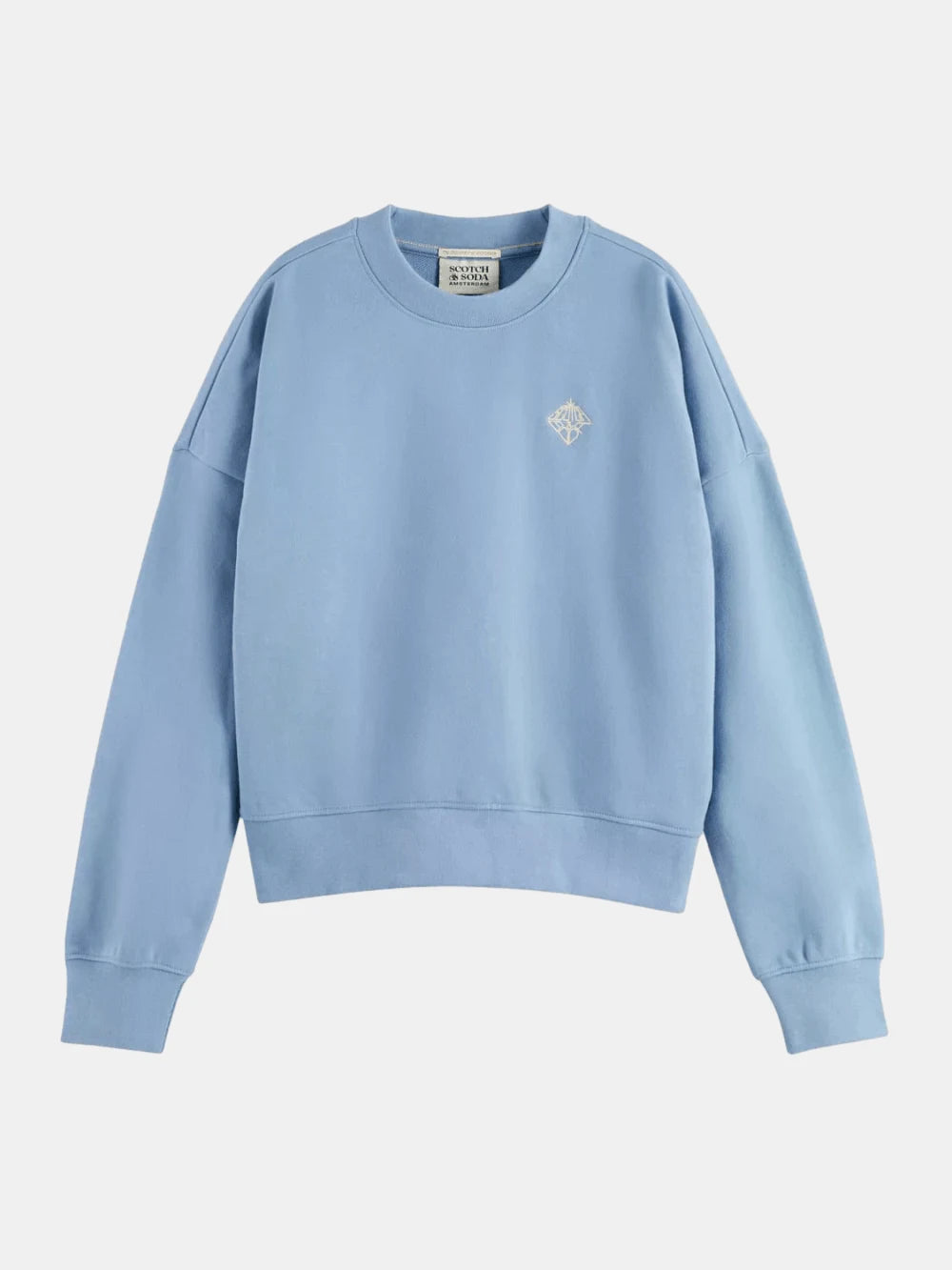 Embroidered Logo Relaxed Fit Sweatshirt - Scotch & Soda