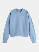 Embroidered Logo Relaxed Fit Sweatshirt - Scotch & Soda