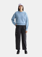 embroidered-logo-relaxed-fit-sweatshirt front view by Scotch & Soda