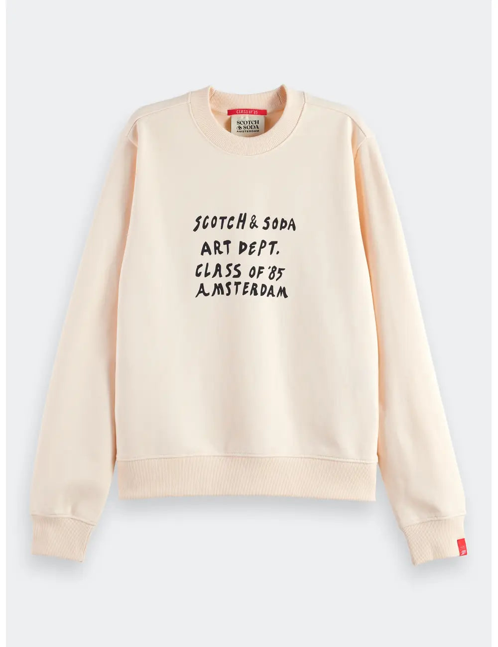 Regular Fit Sweatshirt flat lay front view by Scotch & Soda